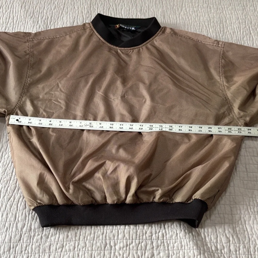 Brown Men's Golf Pullover Jacket